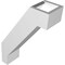 Ekena Millwork 3-in. W x 8-in. D x 12-in. H Burlington Architectural Grade PVC Knee Brace BRCP03X08X12BUR - alternate 6